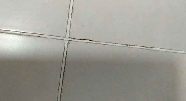 瓷磚不做美縫，導(dǎo)致黑邊效果
